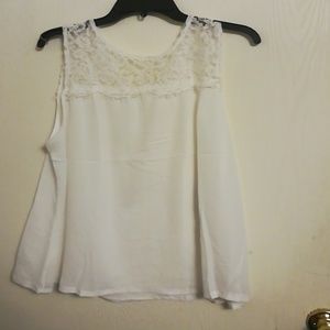 Sheer White top